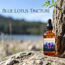 Blue Lotus Tincture (An Anti Anxiety, Calming, Relaxation Elixir)