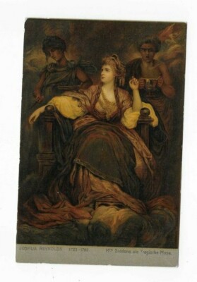 1758- Joshua Reynolds Mrs. Siddons als Tragische Muse