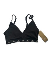 Adidas Purebare Light Support Bra Bralette Aeroready Cotton Adjustable