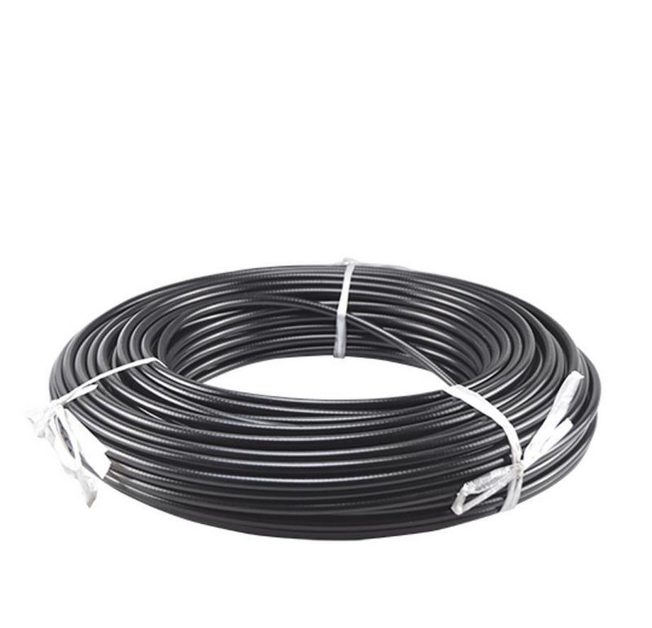 Gaine de protection cable noir 4mm interieur tube isolant 50m