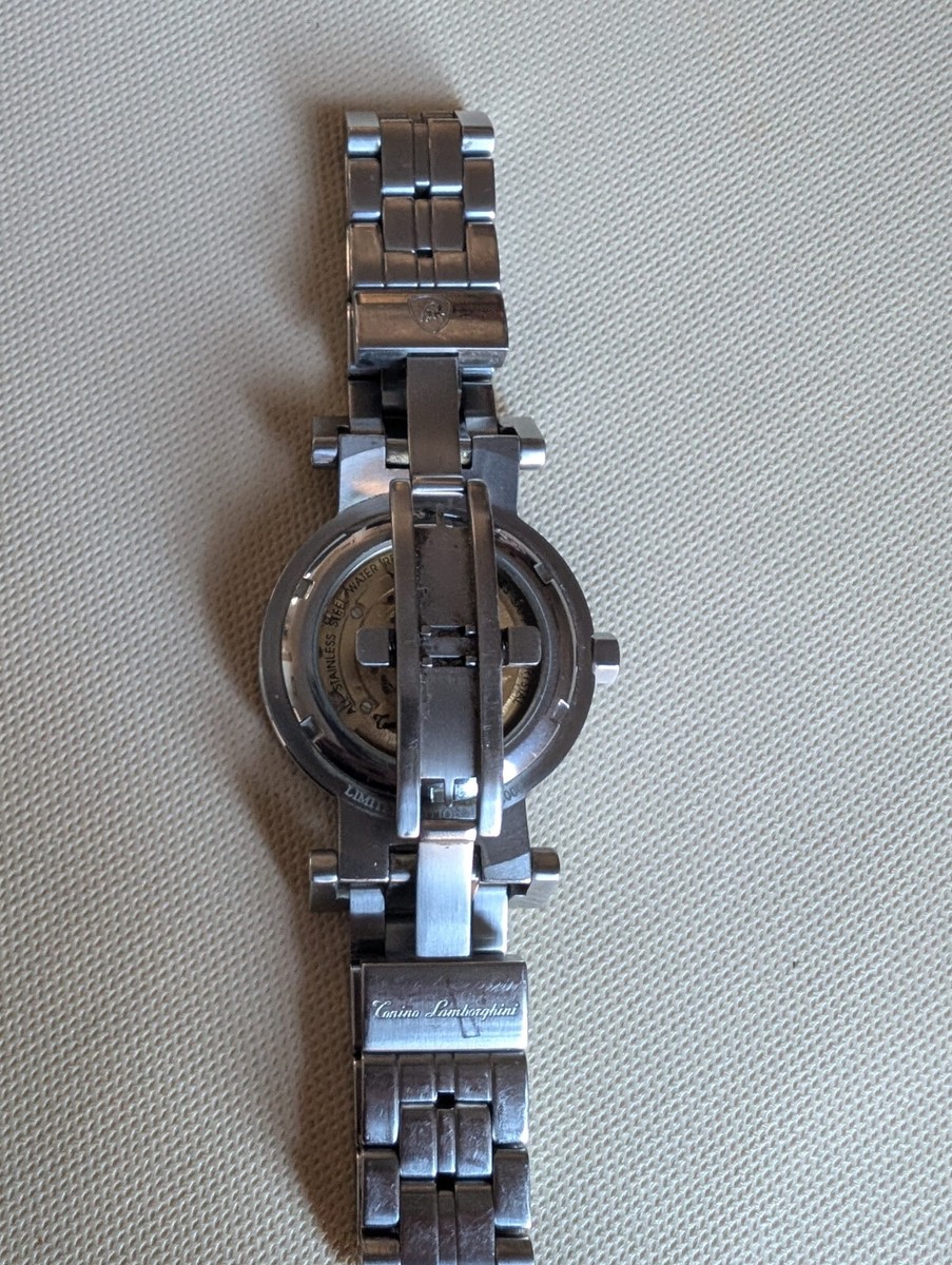 Vintage Tonino Lamborghini Gents Wrist Watch Ferruccio 2000 w2