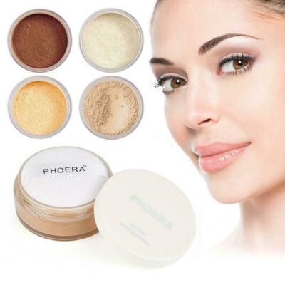 PHOERA kein Filter Einstellung Pulver loses Gesicht durchscheinend Foundation Make-up Puff UK
