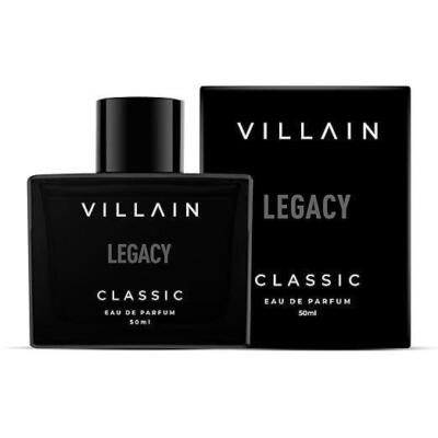 Villain Legacy Classic Luxury Premium Long Lasting Fragrance EDP for  Men, 50ml.