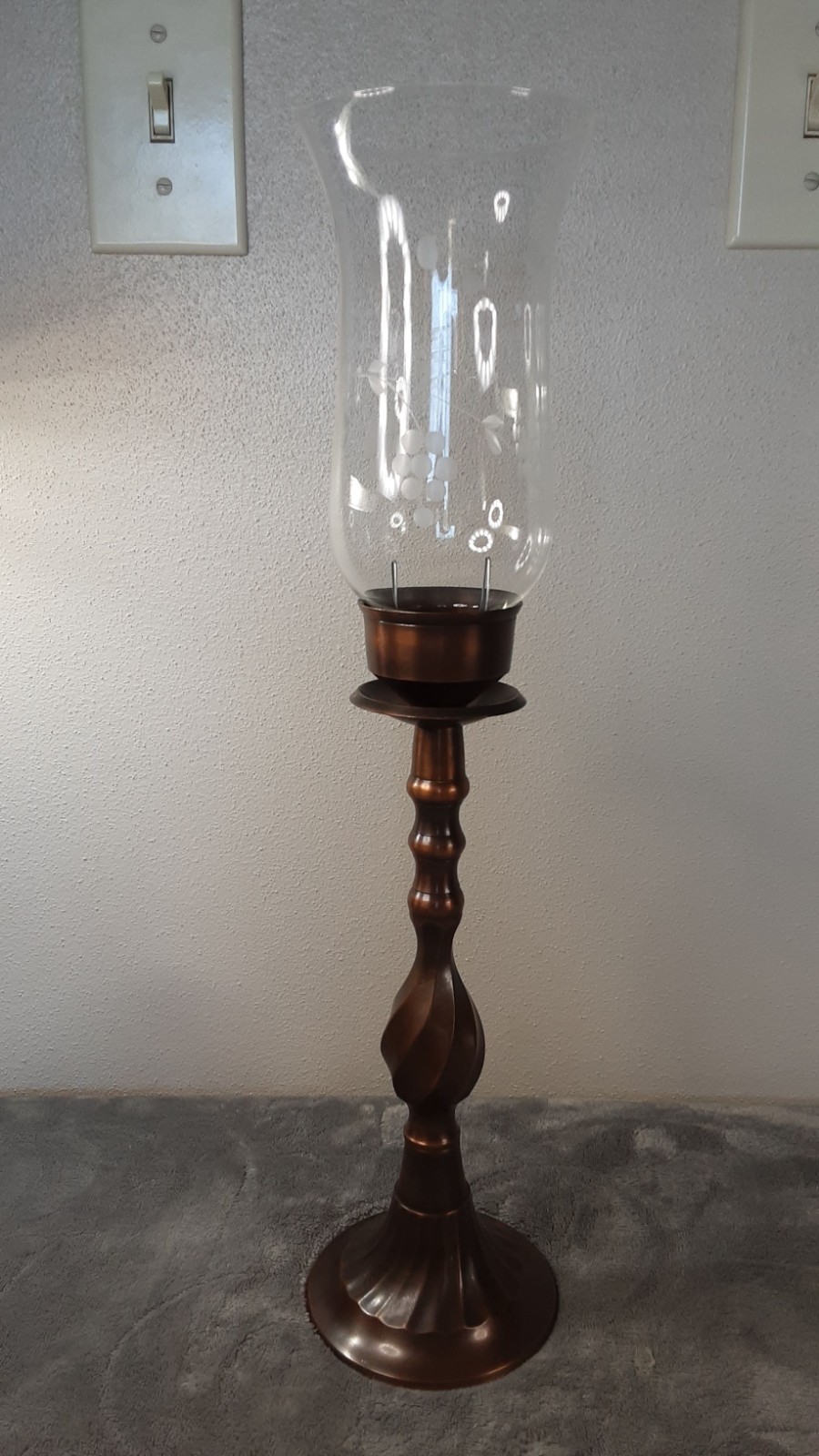 W Glass 17.5" Tall