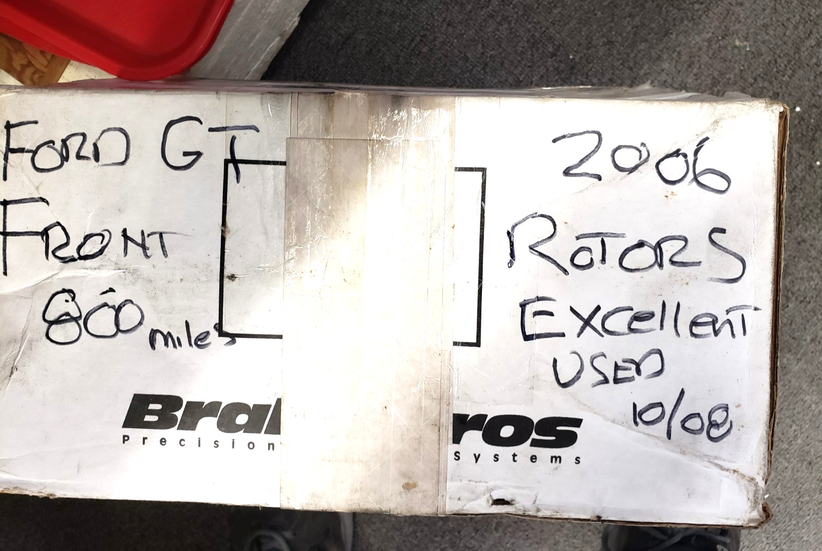 "NEW" FORD GT 2006 OEM/Brembo Pair (2) Original FRONT Rotors