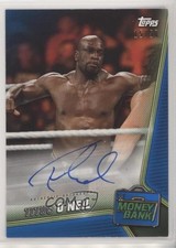 2019 Topps WWE Money in the Bank Auto Blue 15/50 Titus O'Neil #A-TO Auto 09j5
