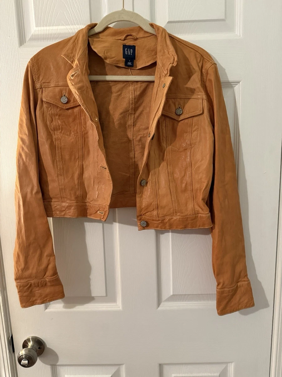 Gap Leather Outer Shell Coats, Jackets & Vests for Women for sale