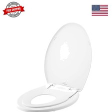Little2Big Toilet Seat with Built-In Toddler Potty Training Seat, Slow Close,...