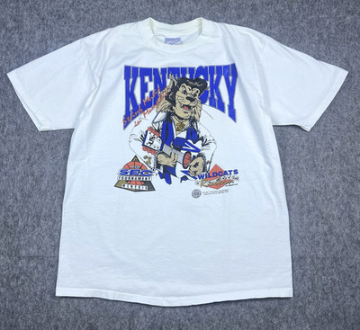 Vtg Kentucky Wildcats Men's T-Shirt 1994 SEC Rockin' In Memphis Single Stitch XL