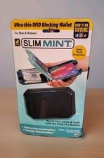 Slim Mint Ultra-Thin RFID-Blocking Wallet AS-SEEN-ON-TV ID Theft Protection