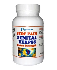 ORGANIC HERBS FOR VIRUS (HSV-2) WOMEN & MEN - 120 CAPS NATURAL  - MADE IN USA