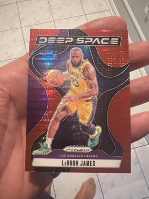 2024-2025 Panini Prizm - Lebron James - Deep Space Red Pulsar Prizm #5 SP /75