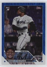 2023 Topps Update Blue Foil 74/999 Xavier Edwards #US296 fo7