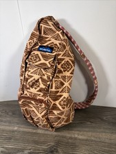 Kavu Rope Sling Bag Backpack Aztec Design 18x11x5 Hiking
