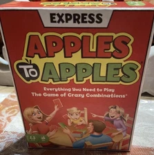 APPLES TO APPLES EXPRESS / Mattel Card Game Portable Travel Fun Size NEW SEALED!