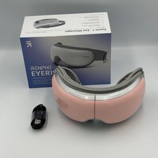RENPHO Eyeris SMART- Model RF-EM001S Electric HEATED Eye Massager Open Box PINK