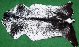 Tappeto vera capra nascondi peli su pelle animale lancio piccola area 86x51 cm 3776