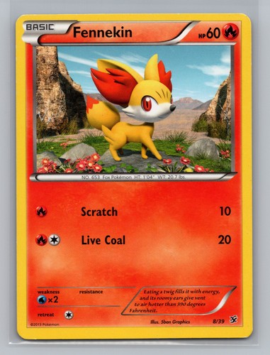 Pokemon Kalos Starter Set Fennekin - LP #8/39 10889