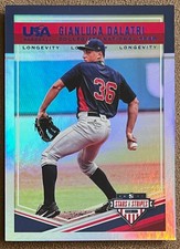 2018 USA Stars & Stripes Longevity Sapphire #8 Gianluca Dalatri /49 Rookie Holo