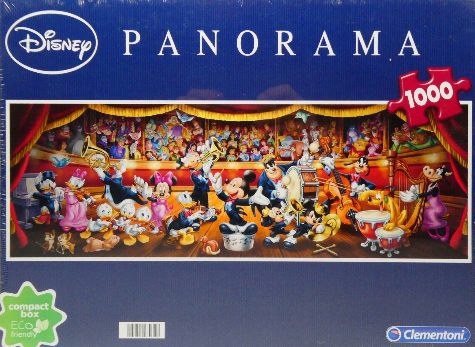 Clementoni 1000 Piece Panorama Jigsaw Puzzle 'DISNEY MICKEY & BAND' (98931)  NEW