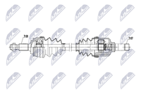 Nty Antriebswelle NPW-PE-130 FüR CitroËN Peugeot