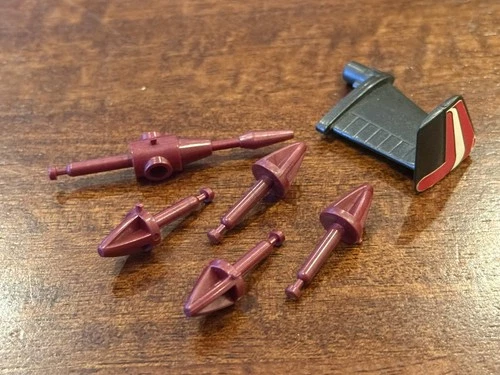 Vintage 1980's G1 TRANSFORMERS Seeker Jet Thrust Missile Tail Lot