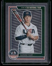 Carson Page 2022 Panini USA Baseball Stars & Stripes Base Longevity USA #81