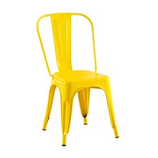 Industrie Stuhl Ferro gelb | Tolix Stil Stuhl | stapelbar