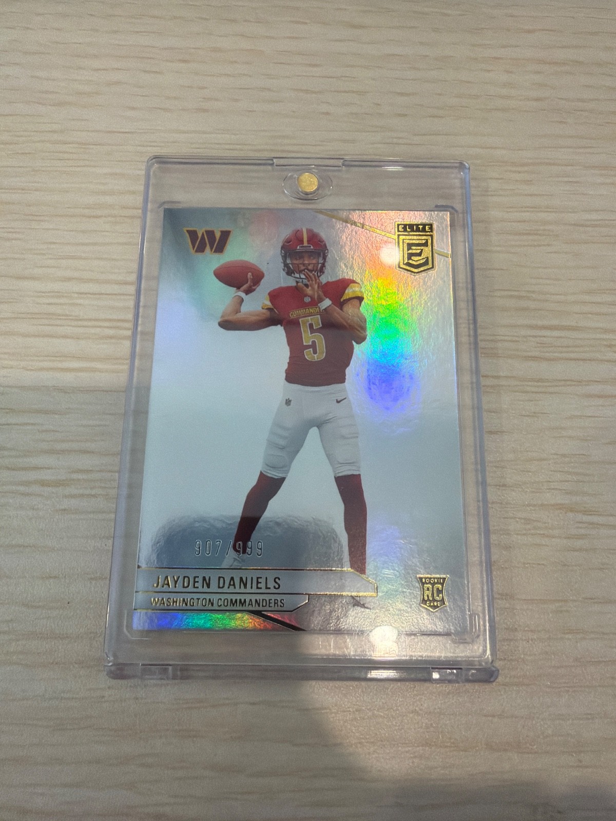 JAYDEN DANIELS 2024 PANINI ELITE ROOKIE 907/999
