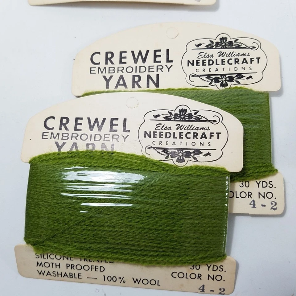 Lot 18 Cards Elsa Williams Crewel Yarn 1-2 3-2 4-2 8-4 9-4 11-2 12-1 5000 - Image 4 of 4