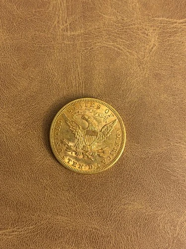 1898 AMERICAN GOLD $10 1/2 OUNCE GOLD LIBERTY EAGLE