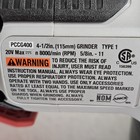 Porter Cable PCCG400B 20V 4-1/2" Brushless Grinder TOOL ONLY — photo 8