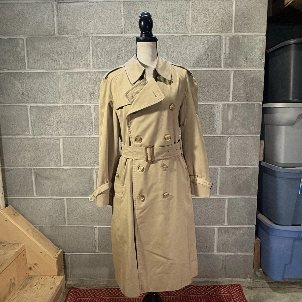 Burberry Trench Coat Men 44 for sale | eBay