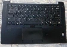 Dell Latitude 7480 Laptop Palmrest Touchpad Assembly Keyboard Black