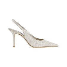 JIMMY CHOO Love 85mm Light Soft Gold Pumps New Authentic