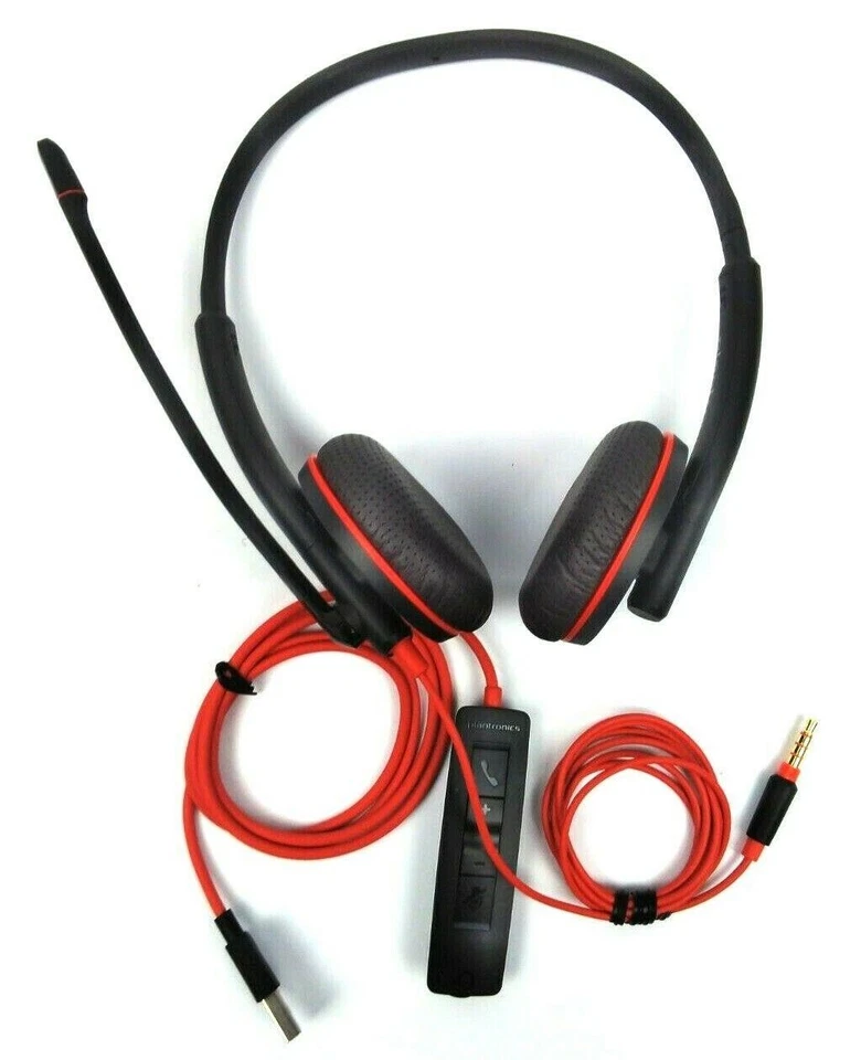 Plantronics C3225T Over the Head USB-A Wired Headset - Image 2 of 4