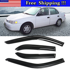 For 1998-2002 Toyota Corolla Door Window Visor Shadevent Sunrain Guard Lonixev For 1998-2002 Toyota Corolla Door Window Visor Shadevent Sunrain Guard Lonixev