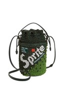 Anya Hindmarch Raffia and Leather Coca Cola Sprite Can Bag SOLD OUT RARE BASKET