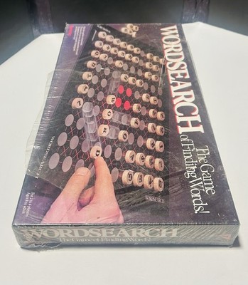 Vintage WORDSEARCH The Game Of Finding Of Words! Board Game By Pressman-NEW-read