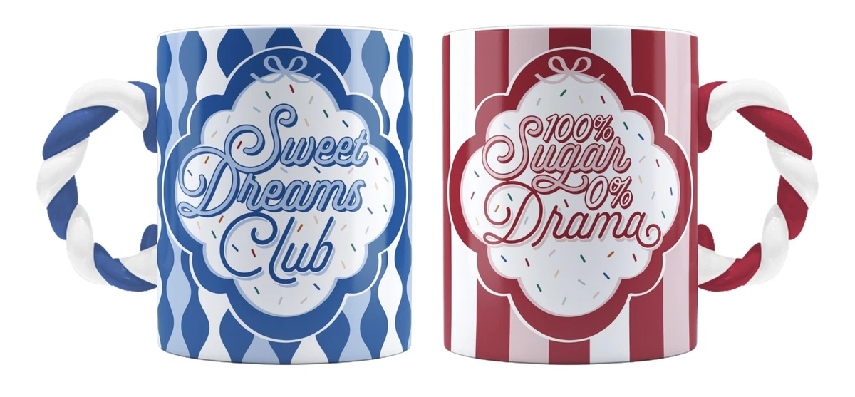 Kaffeebecher Kaffeetasse 2'er Set 300ml Porzellan Bialetti Candyland NCANDY007