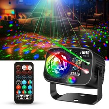Sound Activated Disco Ball Light, Strobe Party Lights, Remote, DJ, Stage