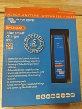 Victron BPC120134124 Blue Smart IP65 Battery Charger 6V/12V-1.1 120V NEMA 1-15