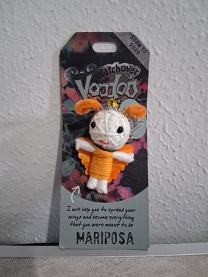 Watchover Voodoo Doll Mariposa Charm Keychain ''Born to Soar'' NEW
