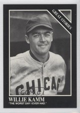 1991 The Sporting News Conlon Collection Great Stories Willie Kamm #166 2u3