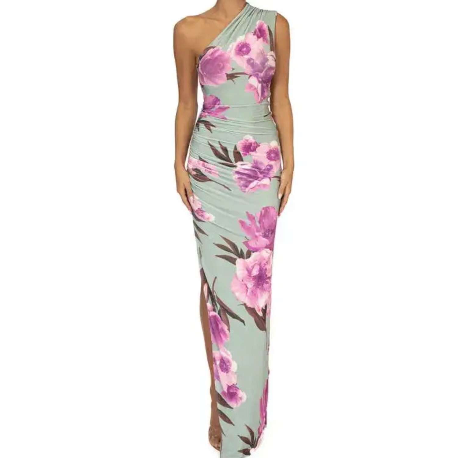 JLUXLABEL Eden Floral One Shoulder Dress Size XS NWT