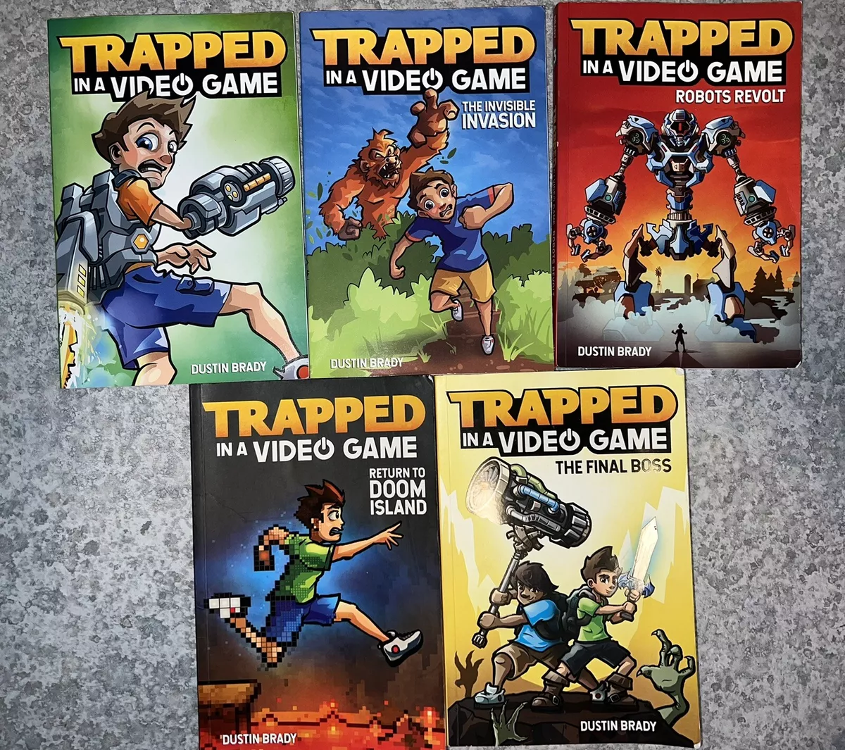 Trapped in a Video Game: Robots Revolt by Brady, Dustin