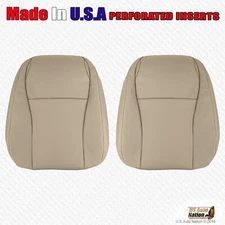 2008 - 2013 For Toyota Highlander Driver & Passenger Top PERF Leather Cover Tan