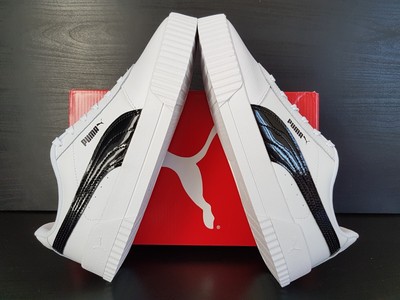 Women's Shoes Puma Carina PFS White/Black 371212-02 Size UK