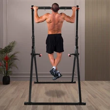 Adjustable Horizontal Bar Pull Up Dip Station Bar for Home Gym Strength Train