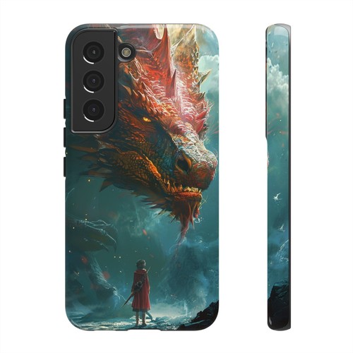 Red Dragon Fantasy Painting Phone Case for iPhone, Samsung Galaxy, Pixel - 第 154/175 張圖片